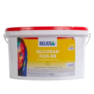 Relius Silcosan FLEX-RB Fassadenverf Wit 12,5 L
