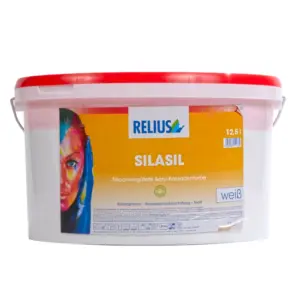Relius Silasil Siliconenverf Acryl 12,5 L Wit