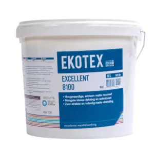 Ekotex Excellent 8100 Muurverf Wit 10L