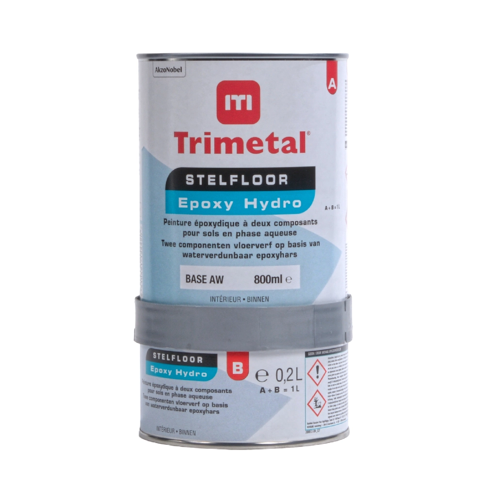 Trimetal Stelfloor Epoxy Hydro 800ml - Binnenverf 0,8 L