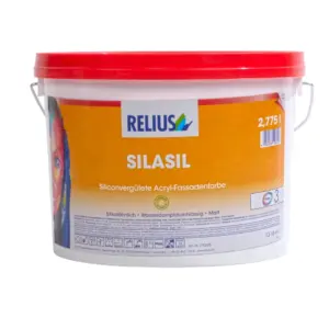 Relius Silasil Siliconvergütete Acryl-Fassadenfarbe 2,775 L