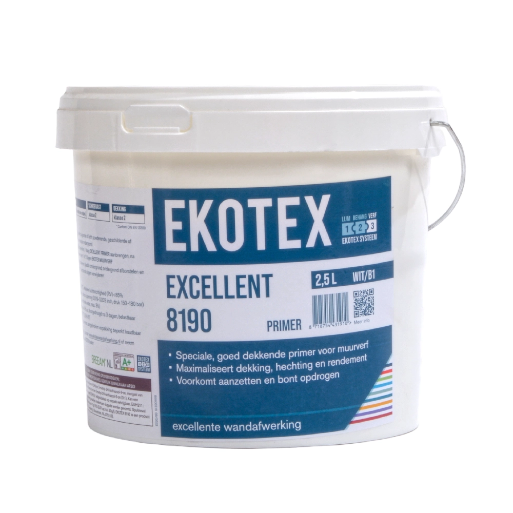 Ekotex Excellent 8190 Primer Wit 2,5L