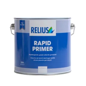 Relius Rapid Primer Grondverf Wit 2,5L