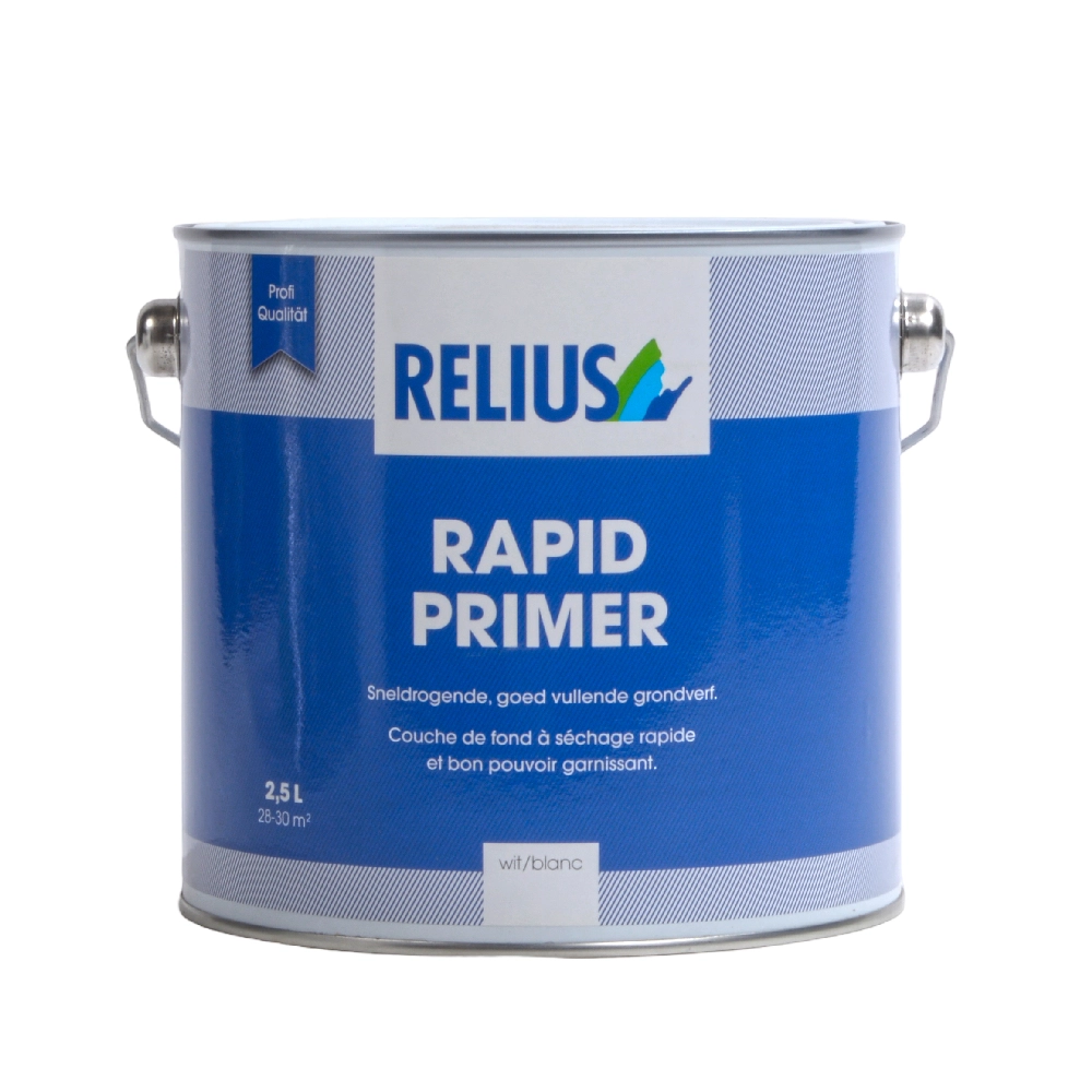Relius Rapid Primer Grondverf Wit 2,5L