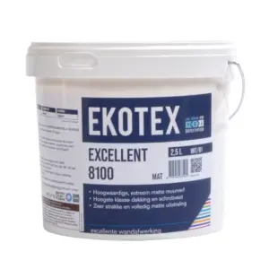 Ekotex Excellent 8100 Muurverf Wit 2,5L