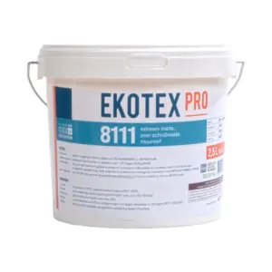Ekotex PRO 8111 extreem matte muurverf 2,5 L