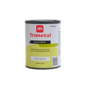 Trimetal Dialprim Primer 1 L - Wit - Isolerende Watergedragen Primer