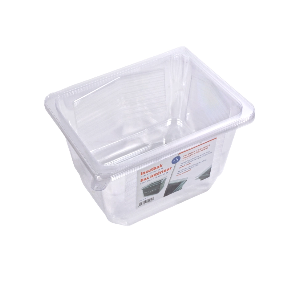 Winkelman Inzetbak voor Rollers - Transparant - 5 Stuks