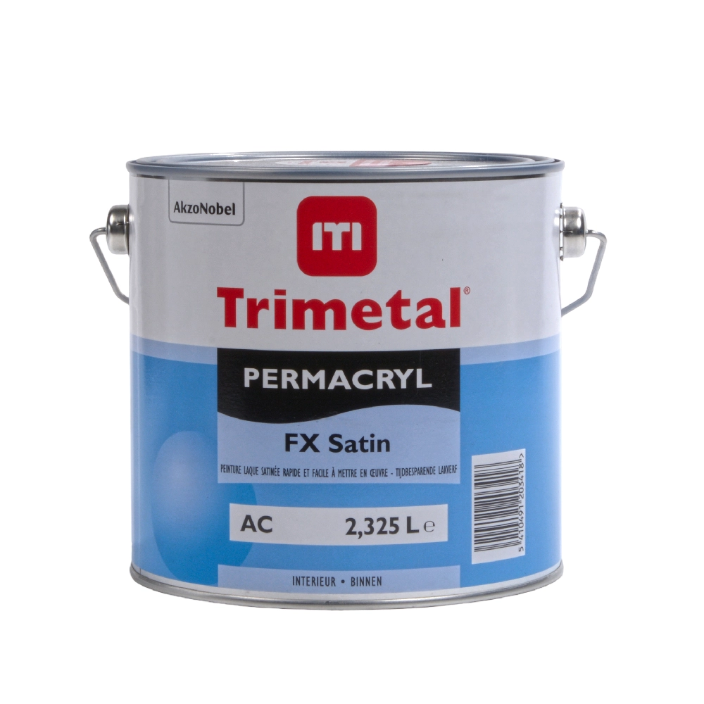 Trimetal Permacryl FX Satin 2,325 L Binnenverf